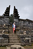 Candi Cetho - Stairway and split gate accessing he eleventh terrace. 